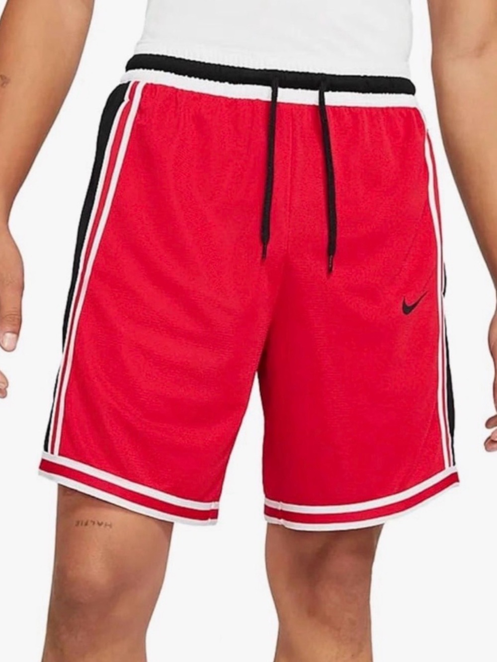 NWT Nike DRI-FIT DNA+ CV1897-657 Men's Basketball Shorts Loose Fit Red Men’s L